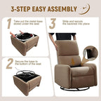 Korser 360° Rocking Chair, Nursery Rocker Chair - Image 6