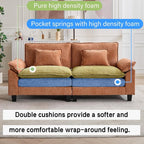 Oprisen 86" Modular Sectional Sofa, Comfy Cloud Couch Sectional Sofa, Chenille - Image 3