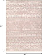 cotiled 6x9 Area Rugs for Living Room: Boho Washable Rug for Dining Room | - Image 2