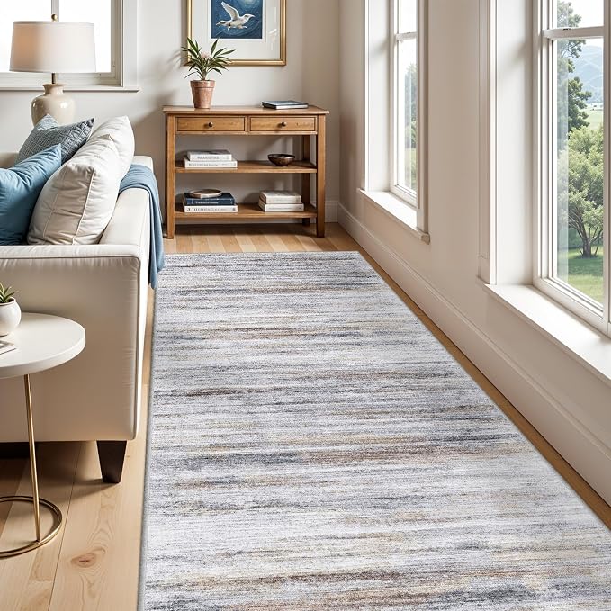 4x12 Runner Rug for Wide Hallway: Long Washable Runners for Entryway Living - Image 7