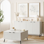 Fatmok Fluted Furniture Set – 65" Buffet Sideboard Cabinet by Fatmok