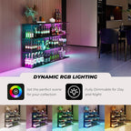 VersionTECH. Glass Display Cabinet - Image 4
