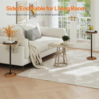 HOOBRO Small Round Side Table, Drink Table, Coffee Martini Table - Image 9