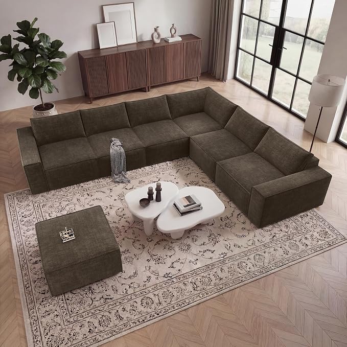 Vesgantti 143.7" Boneless Couch by Vesgantti