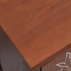 eHemco Tropical Monstera Door Accent End Table, Modern Retro Style, 16.5 x 14 x - Image 6