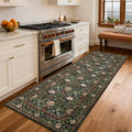 GarveeHome Washable Runner Rug 2x6, Non Slip Floral Kitchen Runner by GarveeHome