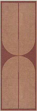 Lahome Modern Rainbow Easy Jute 2x6 Runner Rug - Image 7