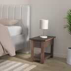 SIMPLIHOME Monroe Narrow Side Table – 14 inch Wide Solid Acacia Wood End Table - Image 2