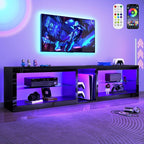 81in Long LED TV Stands W/Power Outlet by chartustriable