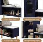 HLR Storage Bench Set of 2, L-Shaped Storage Cabinet - Image 7
