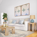 Plank+Beam Modern Rectangular Side Table, Slim Side Table - Image 6