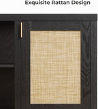 SICOTAS Rattan TV Stand for Living Room - Image 4