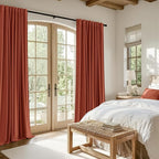 MIULEE Fall 100% Blackout Linen Curtains - Image 6