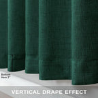 Dark Green Curtains 84 Inch Length - Image 8
