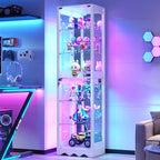Dystler Display Cabinet with Glass Doors by CraftYourIdealHomeLife