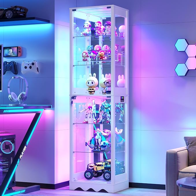 Dystler Display Cabinet with Glass Doors by CraftYourIdealHomeLife