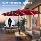 SUPERJARE 13ft Outdoor Patio Umbrella - Image 4