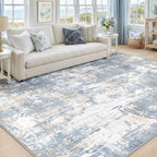RELEANY Washable 6'x9' Abstract Area Rug by RELEANY