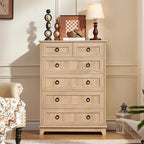 Joaxswe Farmhouse 6 Drawer Dresser - Image 6