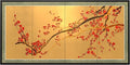 Oriental Furniture Plum Tree on Gold Leaf by RedLantern
