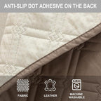 Genina Sofa Armrest Cover, Anti-Slip Armchair Slipcovers - Image 3