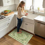 RELEANY Washable Area Rug, Small 2'x3', Water Repellent, Pet Friendly, Vintage - Image 2