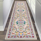 HEBE Hallway Runner Rug 2'x8', Washable Non Slip Kitchen Rug Runner | Soft Boho by HEBE