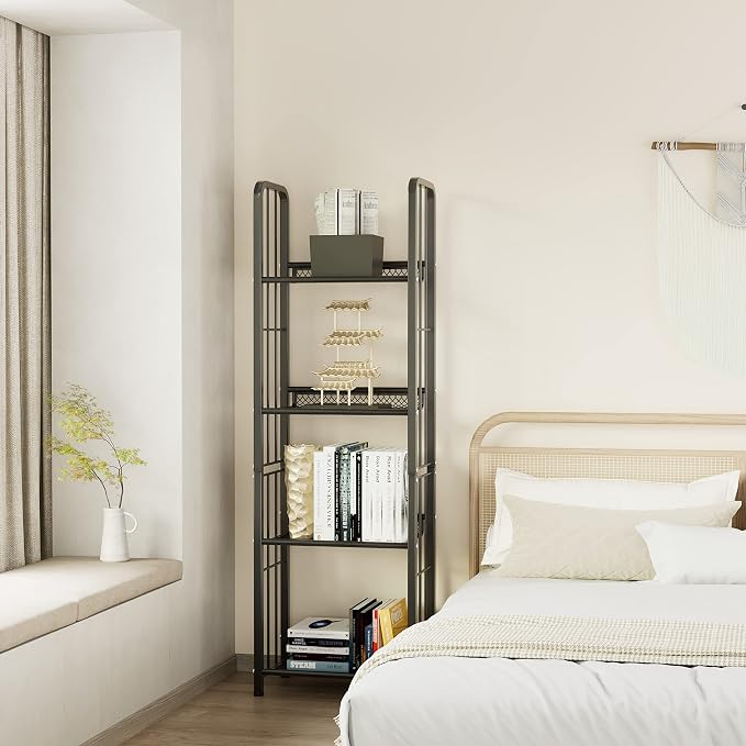 Bookshelf Vertical Storage Freestanding Storage Stand - Image 9