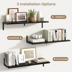 Fun Memories Deep Floating Shelves, 32W x 8D Floating Shelves Set of 2 - Image 5