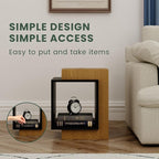 POVISON Side Table Set, 17.71" Wood End Table - Image 6