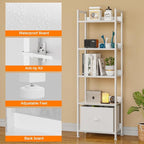 Furologee 5 Tier Bookshelf - Image 4