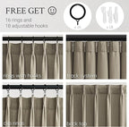 100 Inches Long Pinch Pleated Semi Sheer Curtains - Image 3