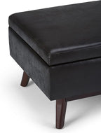 SIMPLIHOME Owen Coffee Table Storage Ottoman - Image 8