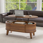 LYNCOHOME Fluted Lift Top Coffee Table - Image 7