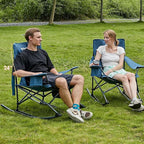 Portal Outdoor Rocking Chair Camping Folding Portable Rocker - Image 2