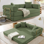 HANXIN 78 Inch Convertible Sleeper Sofa Bed, Folding Floor Mattress Couch by HANXIN