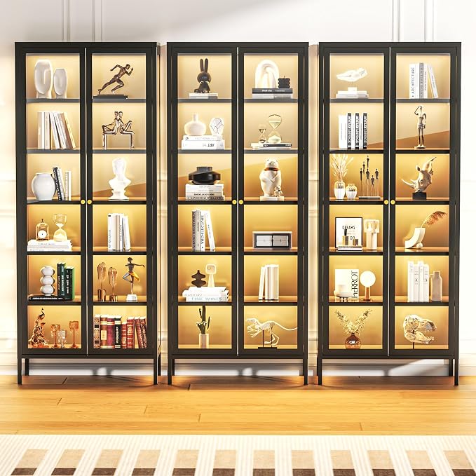 6-Tier Glass Display Cabinet - Image 6