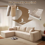 ovios 104" Cloud Boneless Couch - Image 4