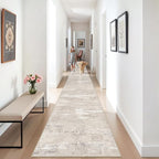 Washable Abstract 3x25 Runner Rug by YOUFORTONG