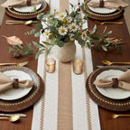 FEXIA Boho Table Runner for Hoilday Spring Home Decor - Image 4