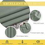 NICETOWN Sage Green Sliding Glass Door Curtain, Grommet Thermal Insulated - Image 5