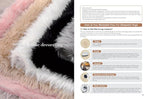 SERISSA 2x6 Fluffy Grey Faux Fur Area Rug - Image 8