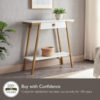 Leick Home 214346 Empiria Wood Console Table - Image 10