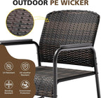 Jing's Villa 3-Piece Outdoor Bistro Set - Image 4