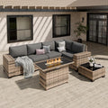 Patio Furniture Set, Wide Armrest Outdoor Furniture Set by VonzoyHome