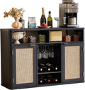 Lerliuo Rattan Wine Cabinet by Lerliuo