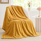 BEDELITE Mustard Yellow Twin Blanket - Image 8