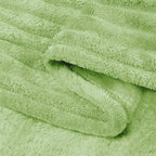 BEDELITE 3D Ribbed Jacquard Green Blankets Queen Size - Image 5