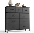 Sweetcrispy 9-Drawer Fabric Dresser Storage Tower by Sweetcrispy