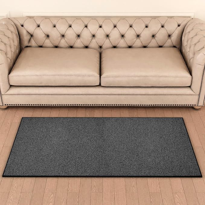 Area Rug with Non Slip Rubber Backing, Washable Soft Floor Carpet - Image 6